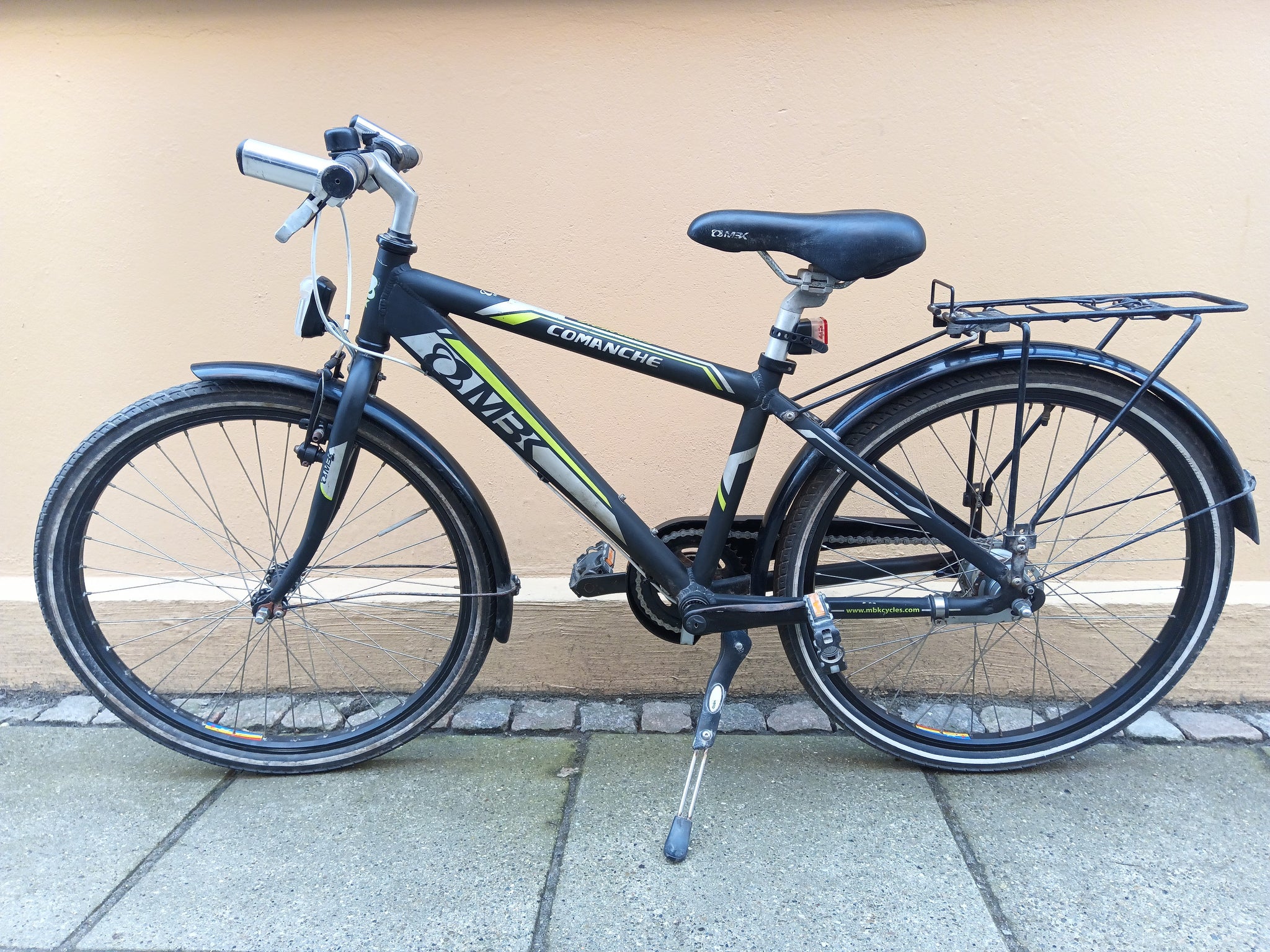 mbk mountainbike 26 MBK Comanche in Black/Green – FlexiFix