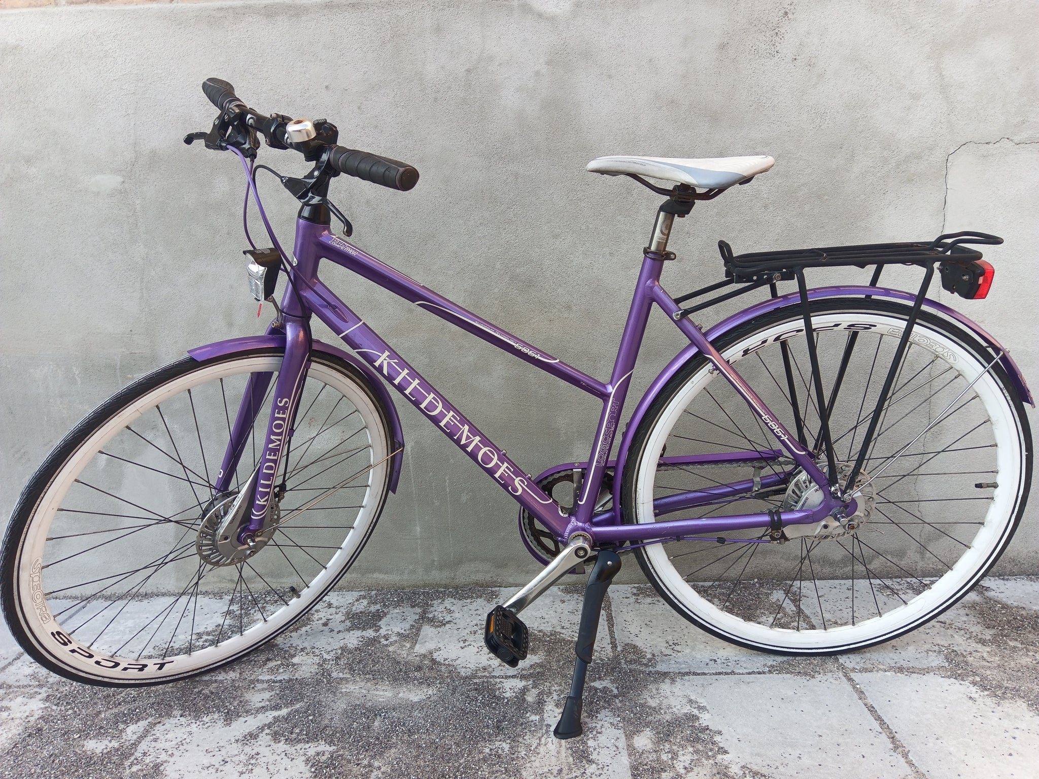 brugt mountainbike dame Kildemoes Logic Sport in Purple – FlexiFix