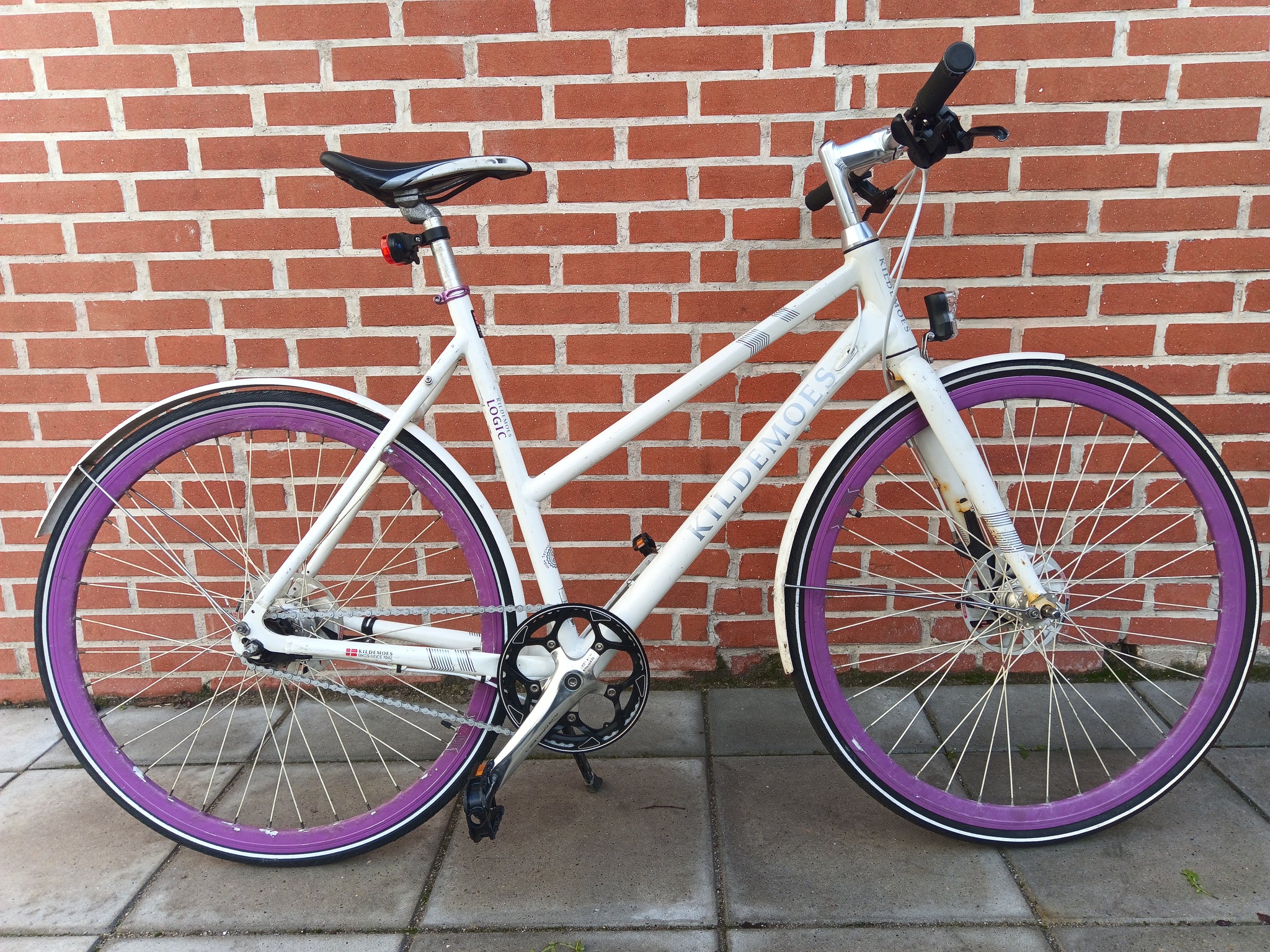 kildemoes citybike Kildemoes Logic in White – FlexiFix