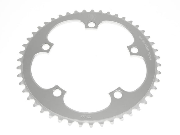Chainring Driveline silver, 39-53T, 5H, D130